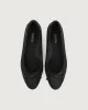 Enfiis Black Glitter Ballet Flats. sold by rihoas