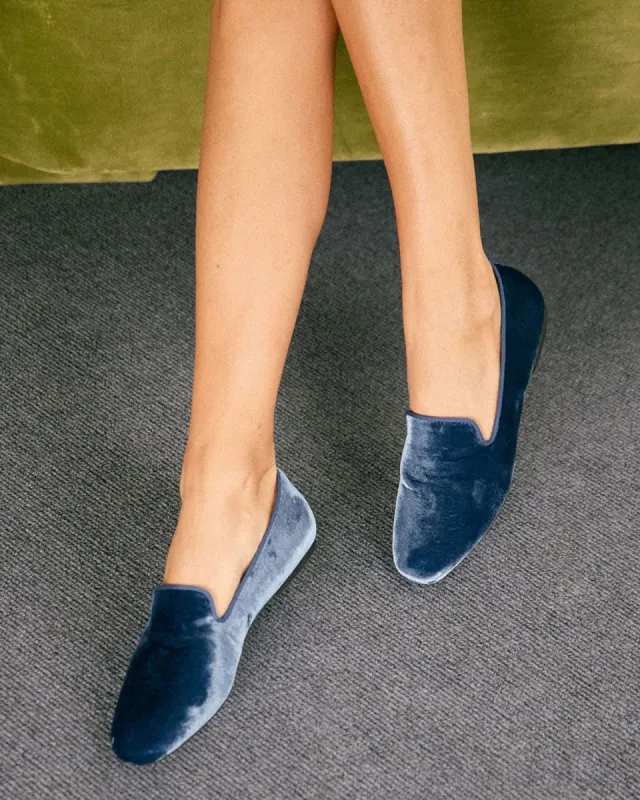 Enfiis Velvet Loafer Flats sold by rihoas
