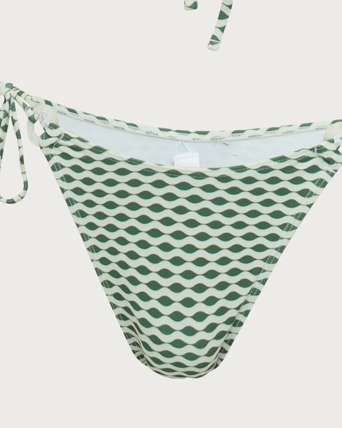 Green Geometric Print Hoop Bikini Set sold by rihoas product image thumbnail 4