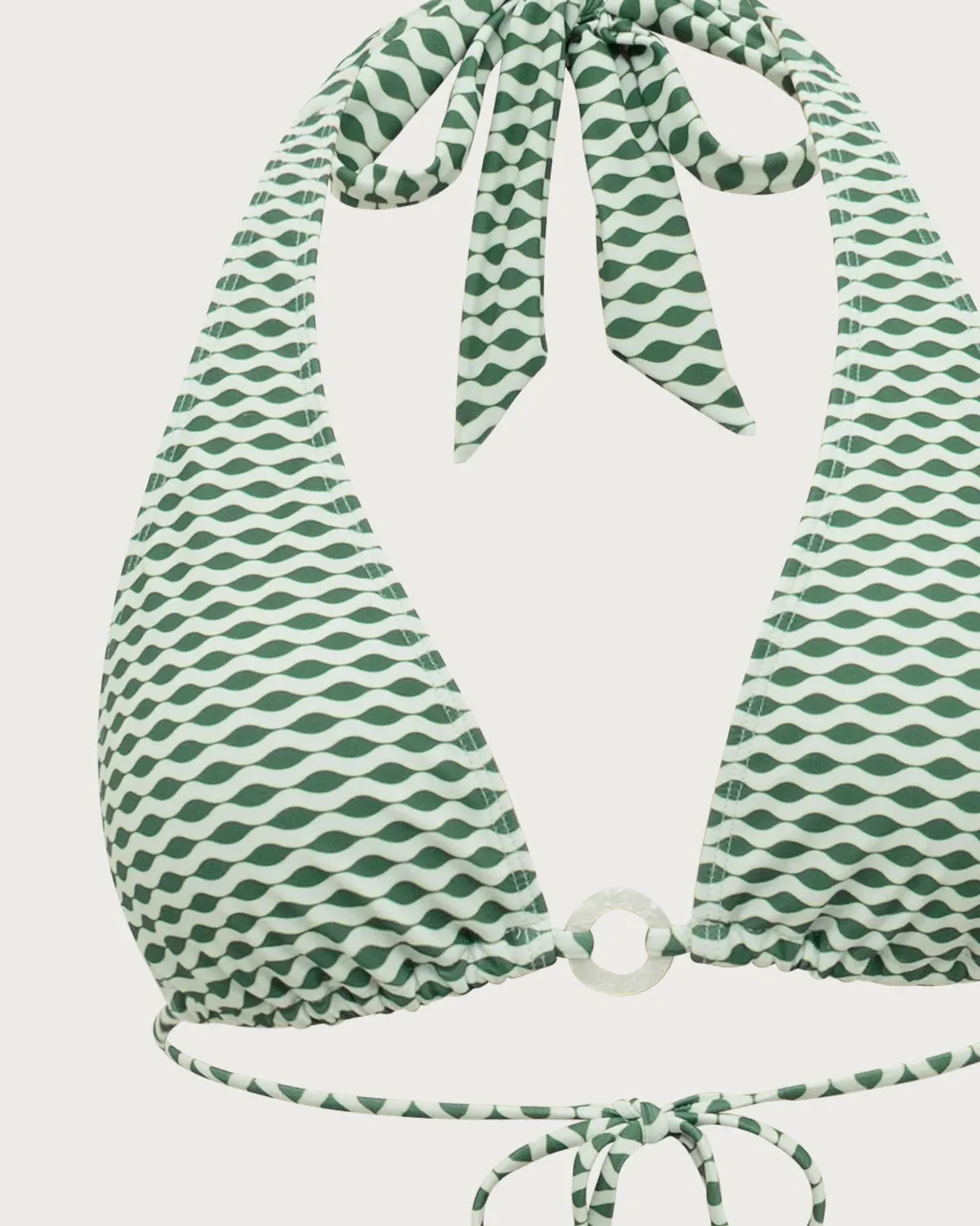Green Geometric Print Hoop Bikini Set sold by rihoas product image thumbnail 3