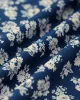 Navy Floral A-Line Mini Skirt sold by rihoas