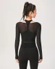 Black Surplice Long Sleeve Cover-up - Light Support sold by rihoas