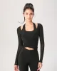 Black Surplice Long Sleeve Cover-up - Light Support sold by rihoas