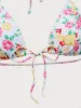 Pink Floral Halter Bikini Set sold by rihoas