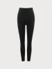 Black High Stretch Leggings sold by rihoas