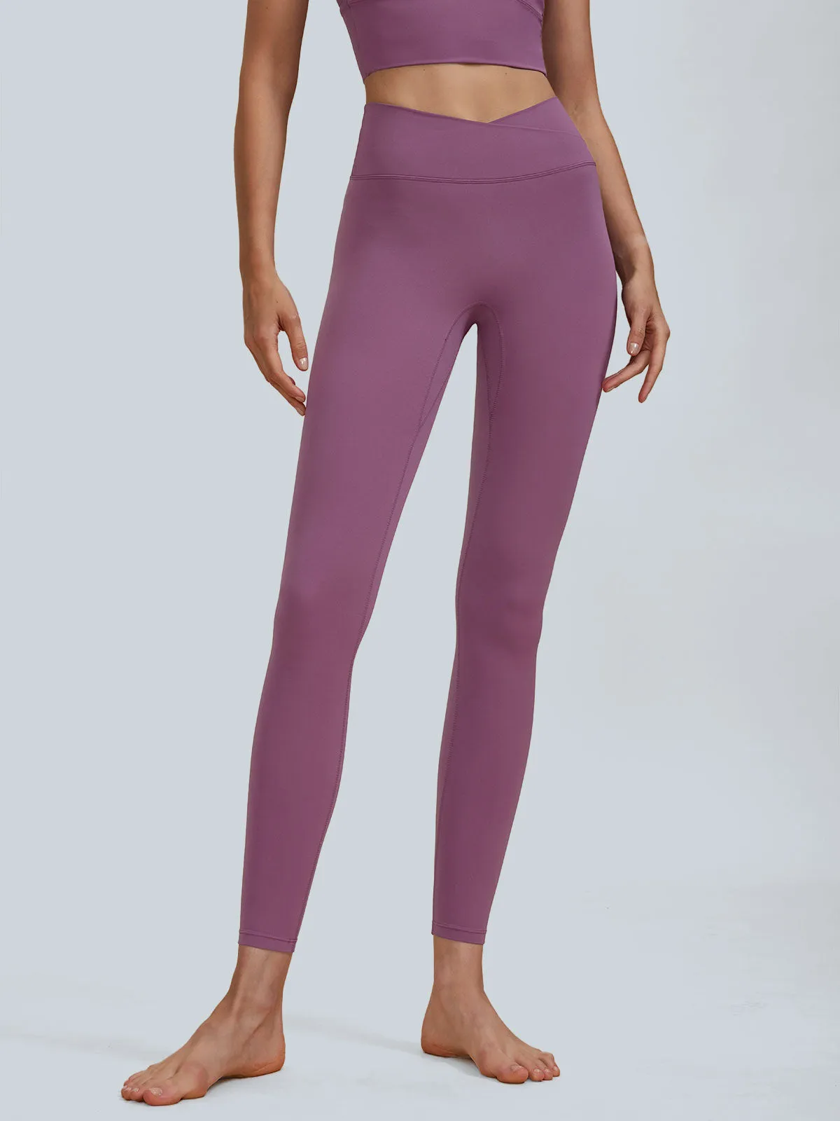 Purple High Waisted Leggings sold by rihoas
