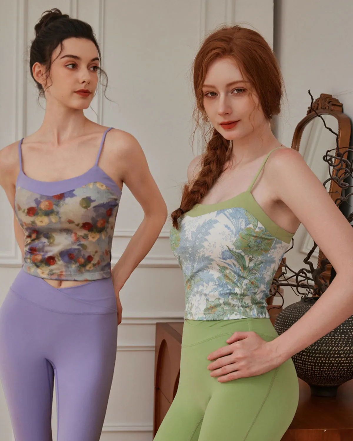 Purple Floral Camis - Medium Support sold by rihoas product image thumbnail 2