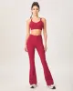 Red High Waisted Sleek Leggings sold by rihoas