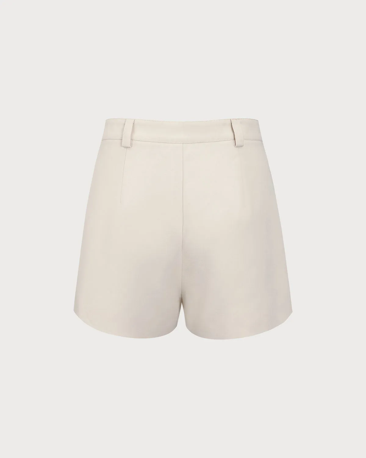 Beige Striped Pocket Shorts sold by rihoas product image thumbnail 2
