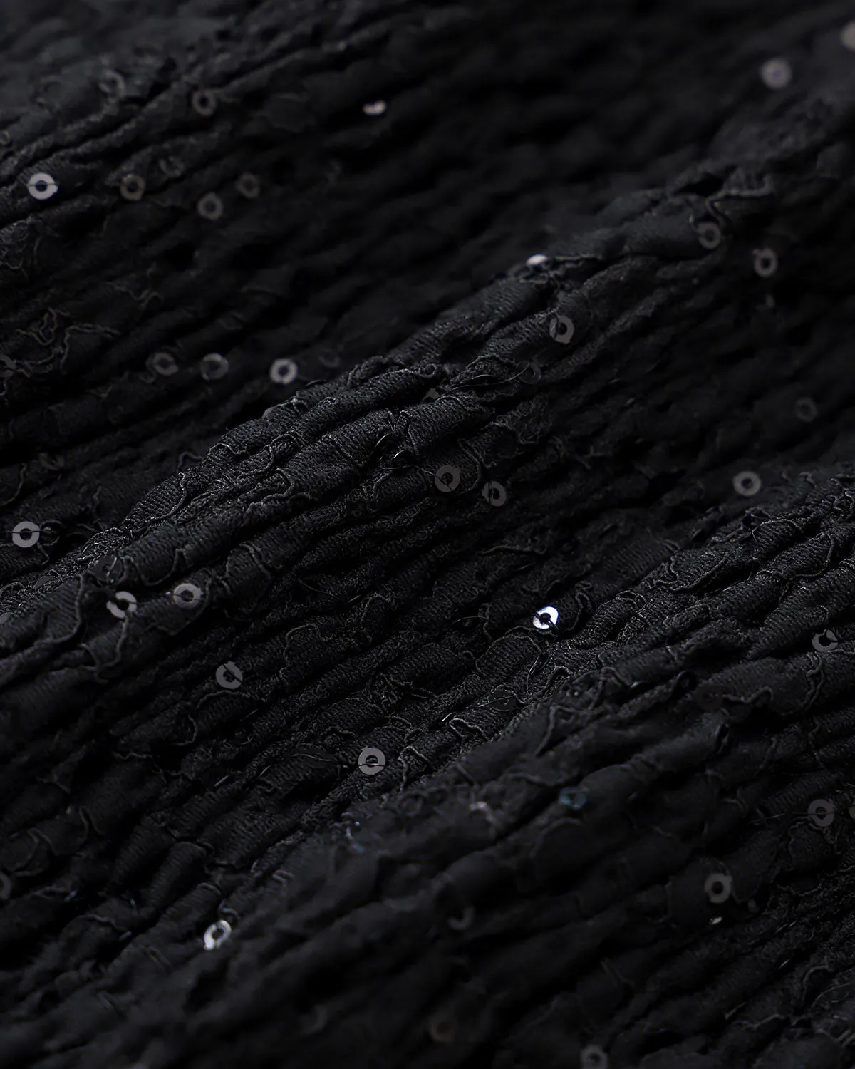 Black Lace Sequin Sweetheart Neck Camis sold by rihoas product image thumbnail 3