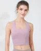 Pink I-back Yoga Tank Top - Light Support sold by rihoas