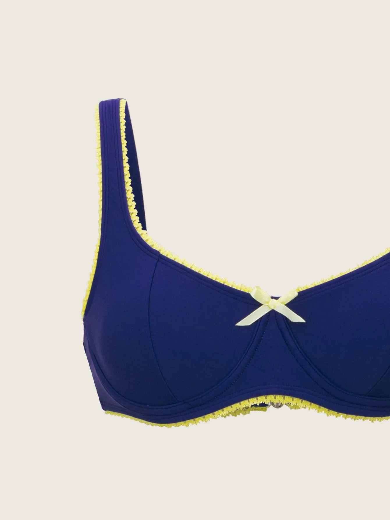 Blue Lace Contrasting Underwire Bikini Set sold by rihoas product image thumbnail 5