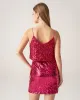 Bettydress-Red Sequin Cropped Cami Top sold by rihoas