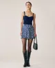 Navy Sweetheart Neck Crop Camis sold by rihoas