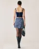 Navy Sweetheart Neck Crop Camis sold by rihoas