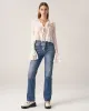 Bettydress-Floral See-through Ruffle Blouse sold by rihoas