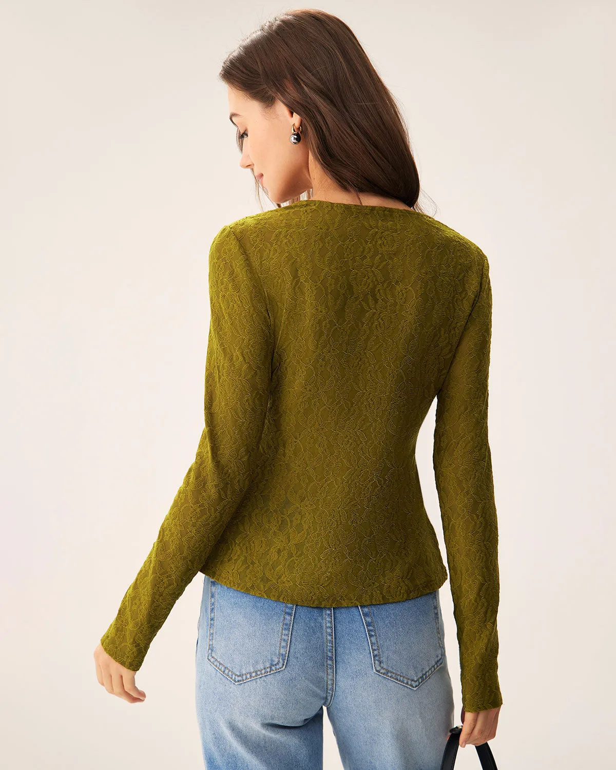 Green Boat Neck Slim Tee sold by rihoas product image thumbnail 5