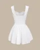 Bettydress-White Sweetheart Neck Corset Slip Mini Dress sold by rihoas