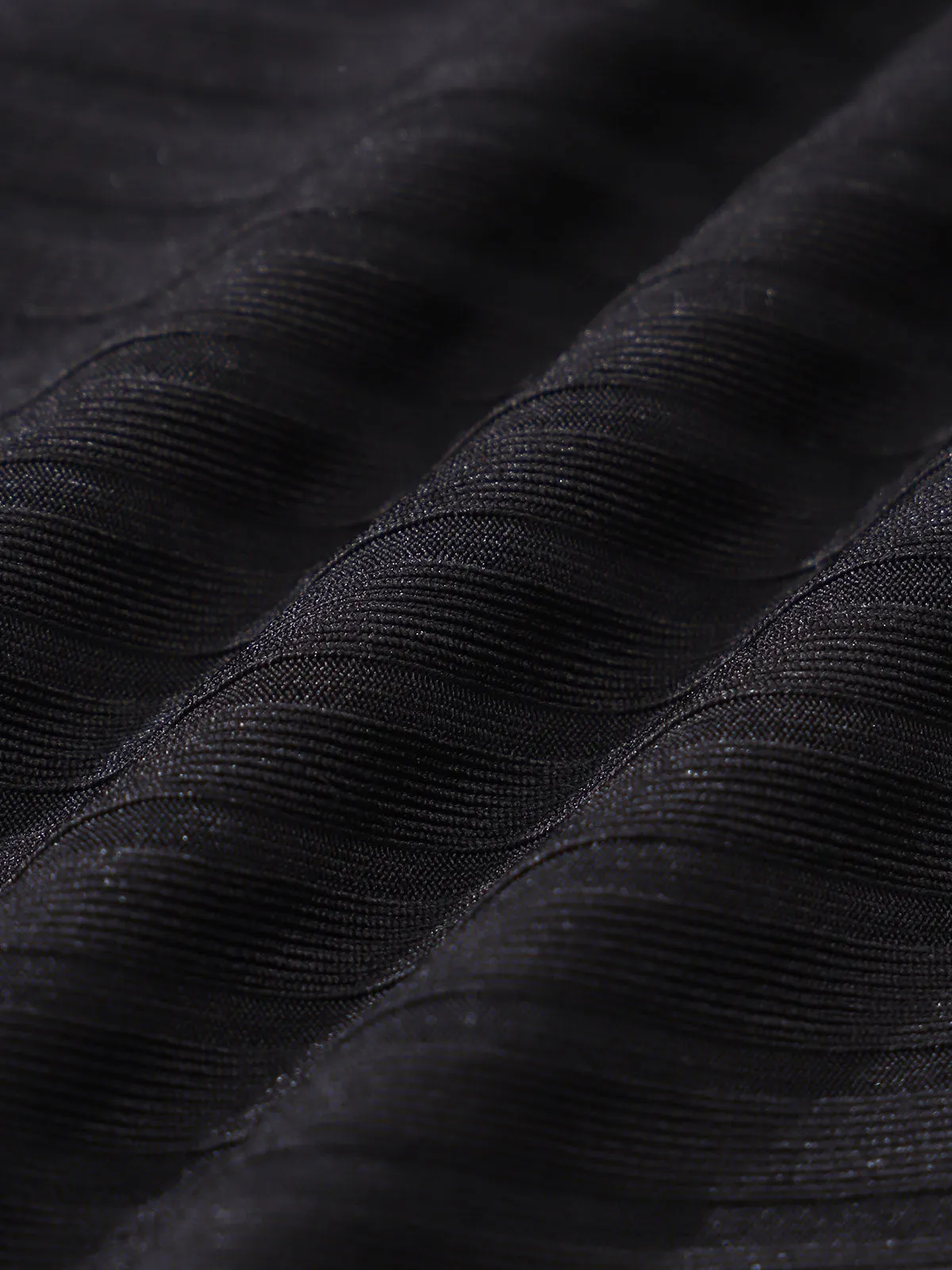 Black U Neck One-Piece Swimsuit sold by rihoas product image thumbnail 3