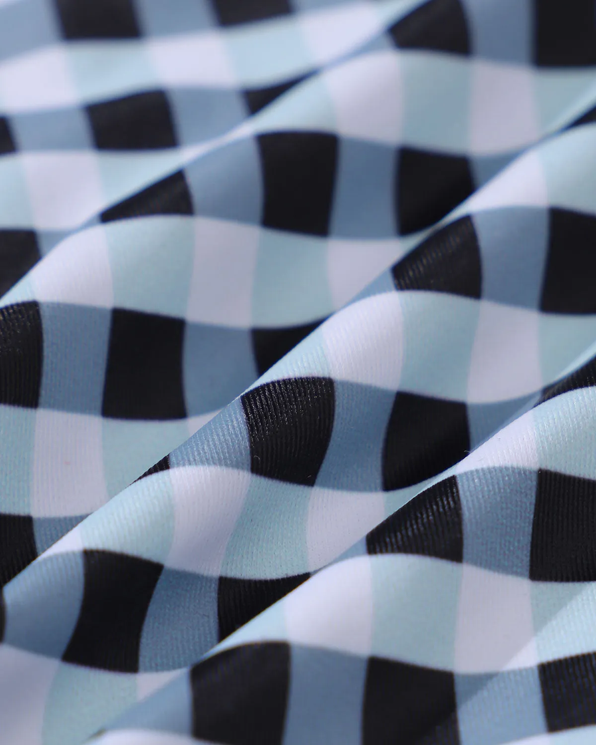 Black Plaid Bralette Bikini Set sold by rihoas product image thumbnail 3