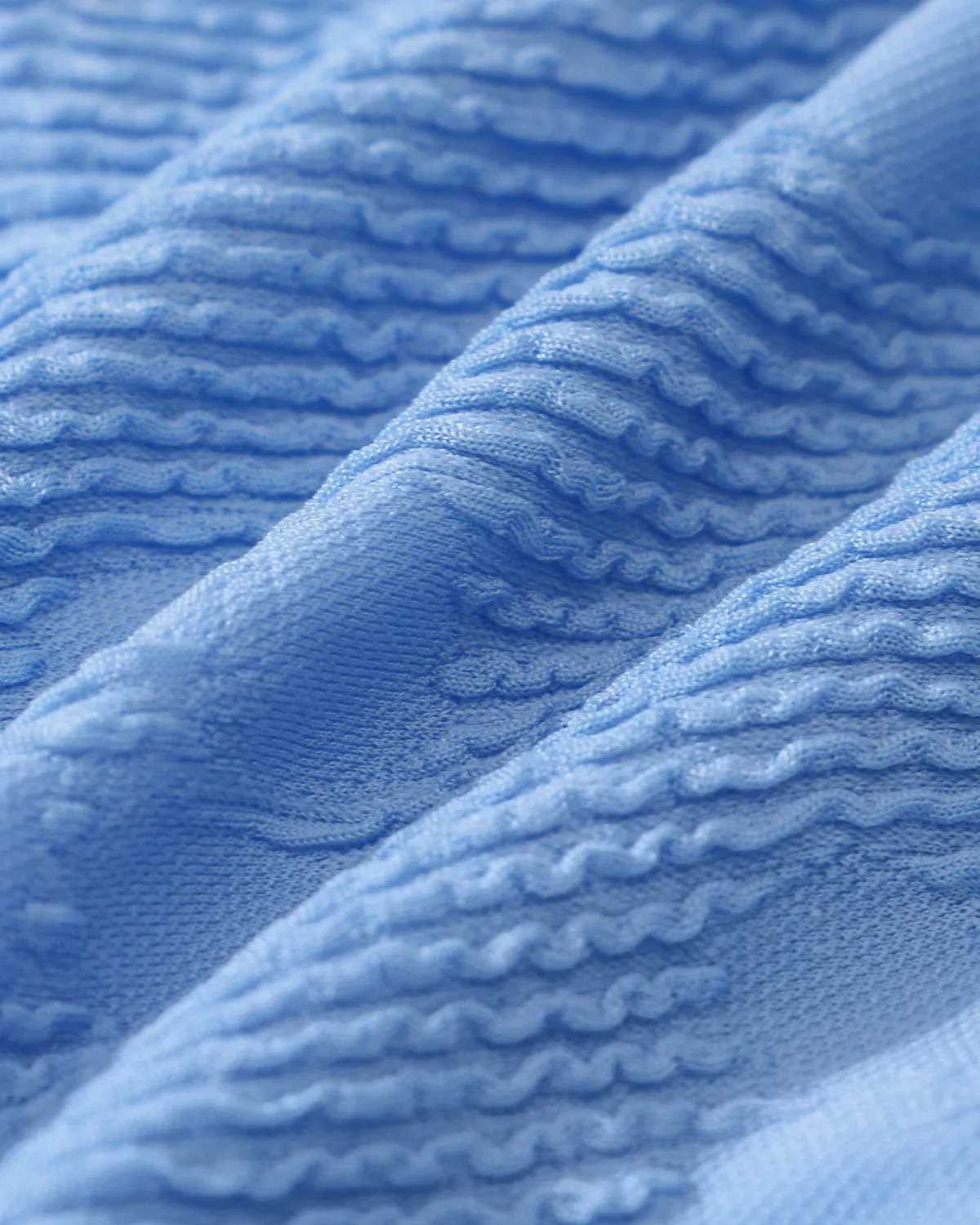 Blue U Neck Backless One-Piece Swimsuit sold by rihoas product image thumbnail 3