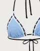 Blue Contrast Lace Bikini Set sold by rihoas