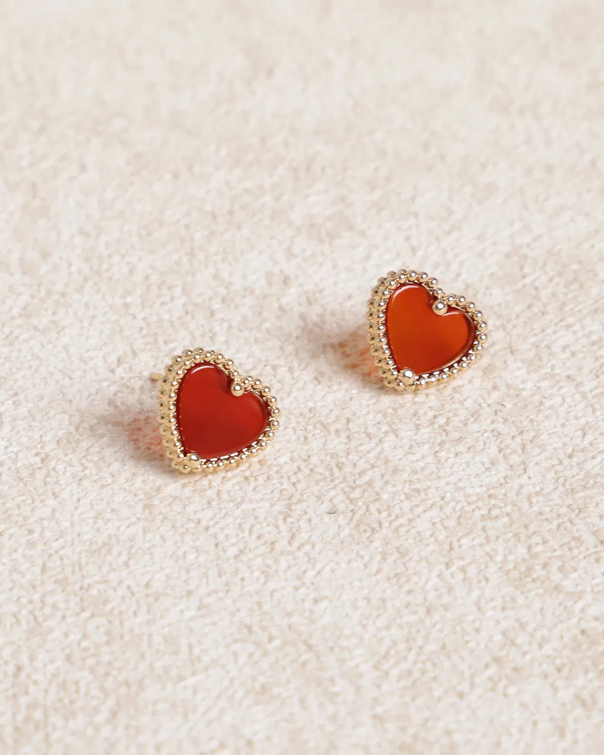 Red Shell Earrings sold by rihoas