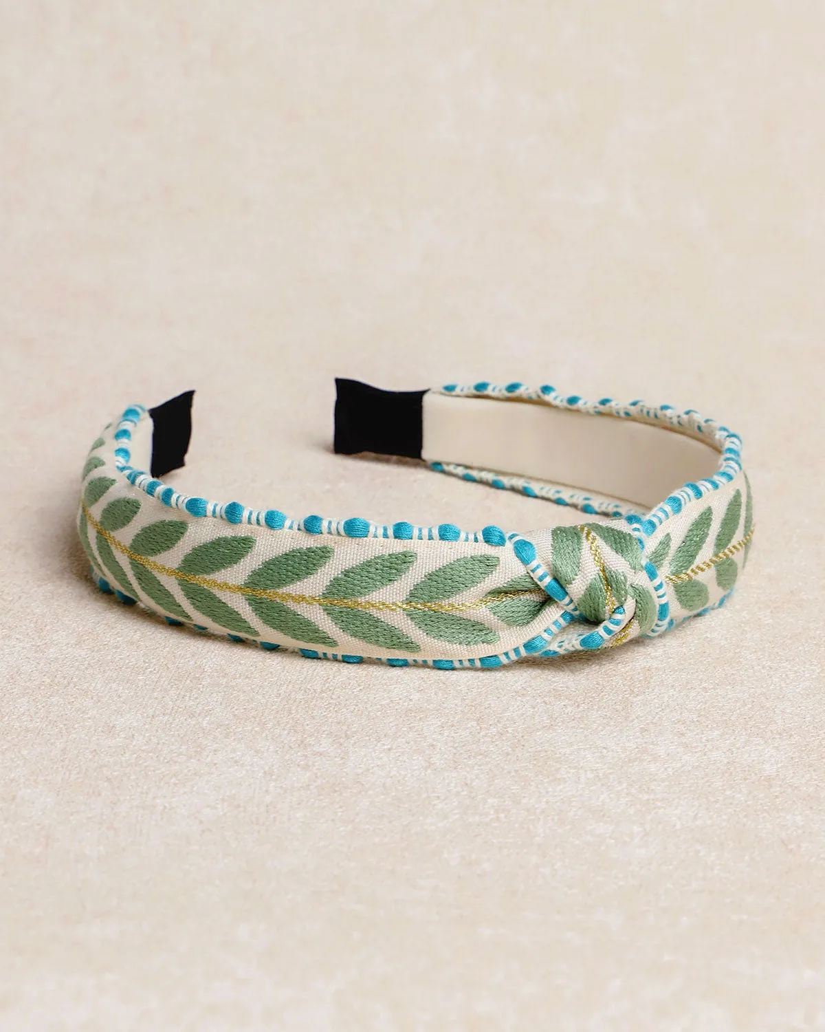 Green Floral Headband sold by rihoas