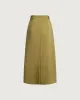Green Belted Wrap Midi Skirt sold by rihoas