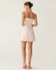 Pink Floral A-Line Slip Mini Dress sold by rihoas