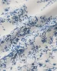 Blue Floral Ruched Cami Top sold by rihoas