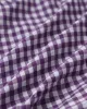 Purple Plaid Puffed Sleeve Button Mini Dress sold by rihoas