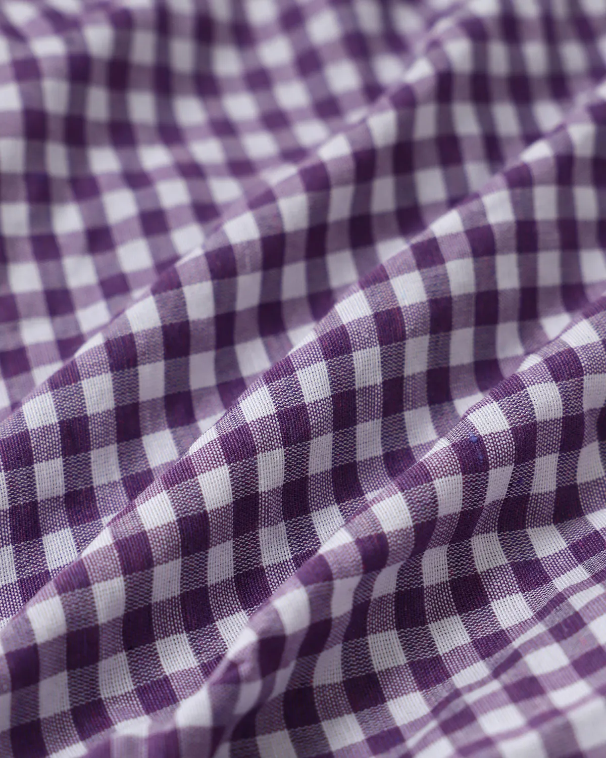 Purple Plaid Puffed Sleeve Button Mini Dress sold by rihoas product image thumbnail 3