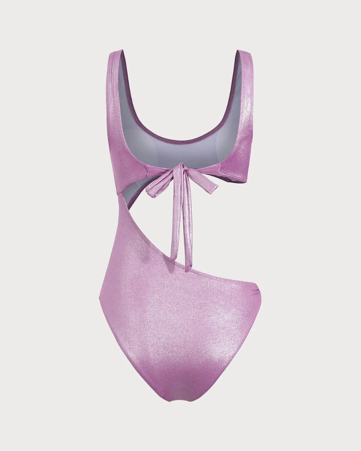 Purple Sequins Cut Out Bikini Set sold by rihoas product image thumbnail 2