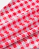 Red Plaid Drawstring Bikini Set sold by rihoas