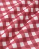 Red Plaid Tie Front Tankini Swimsuit sold by rihoas