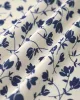 Blue Floral High Waisted Wrap Mini Skirt sold by rihoas