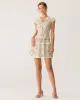 Floral Elastic Waist Ruched Mini Skirt sold by rihoas