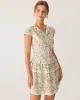 Floral Elastic Waist Ruched Mini Skirt sold by rihoas