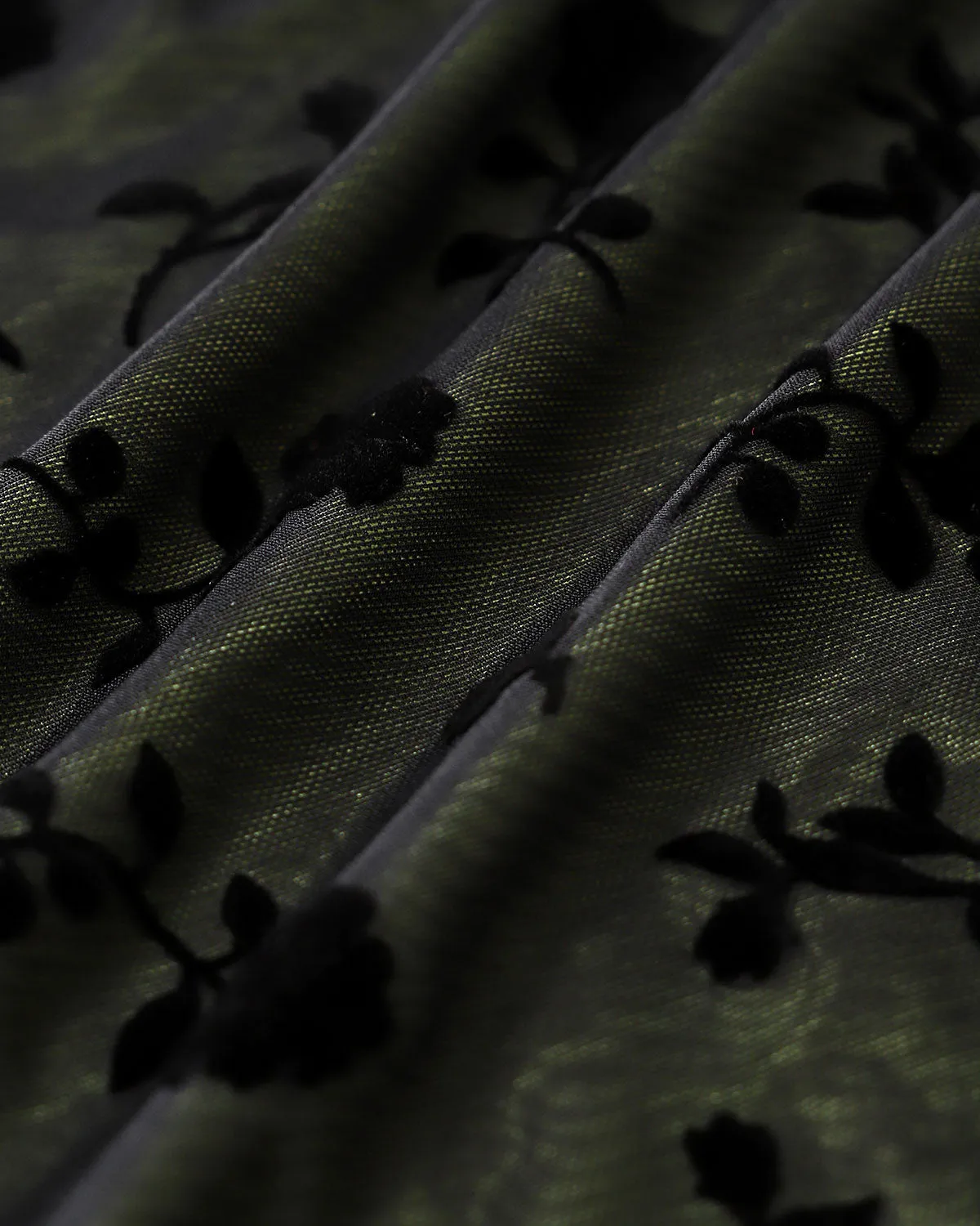 Black Floral U Neck Lace Tee sold by rihoas product image thumbnail 3