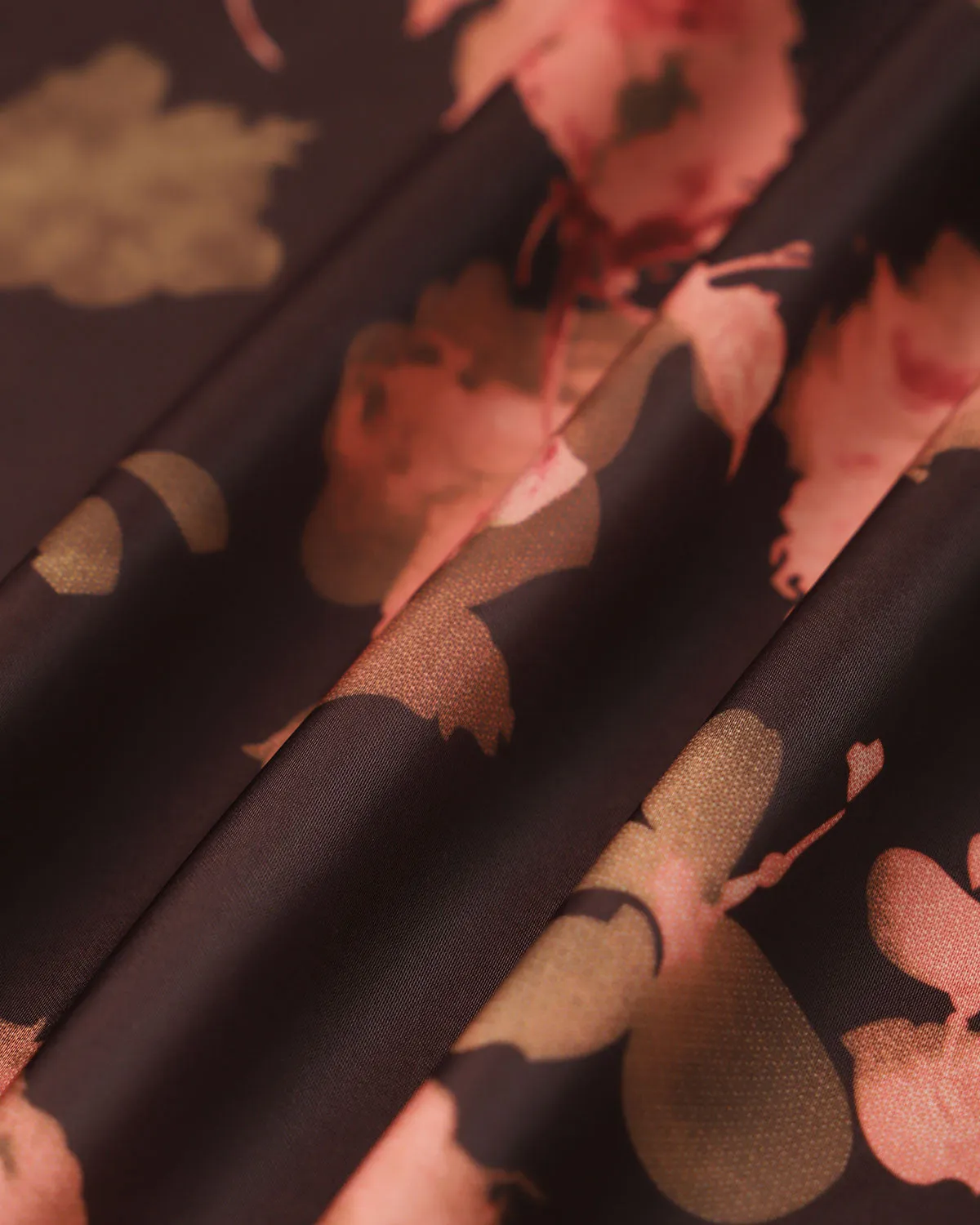 Brown Floral Straight Midi Skirt sold by rihoas product image thumbnail 3