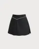 Black High Stretch A-Line Yoga Skirt sold by rihoas