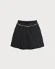 Black High Stretch A-Line Yoga Skirt sold by rihoas