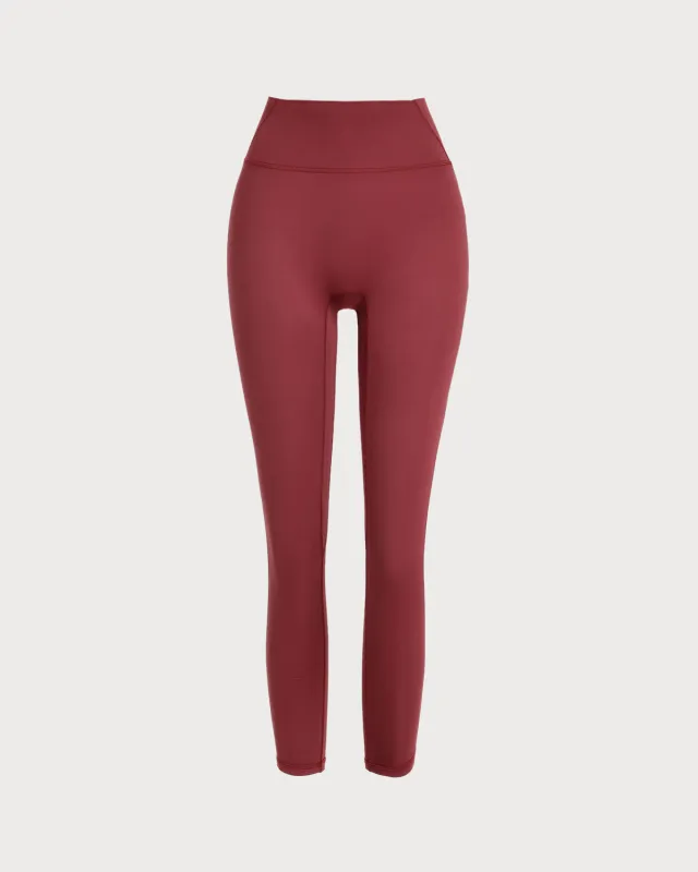 Red High Stretch Yoga Leggings sold by rihoas