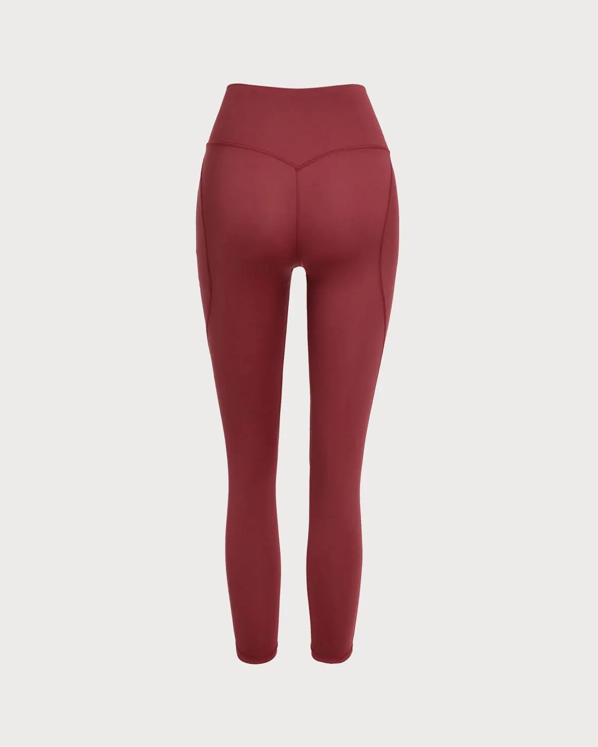 Red High Stretch Yoga Leggings sold by rihoas product image thumbnail 3