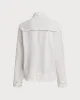 White Textured Crochet Shirt sold by rihoas