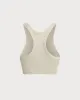 Beige I-back Yoga Tank Top sold by rihoas