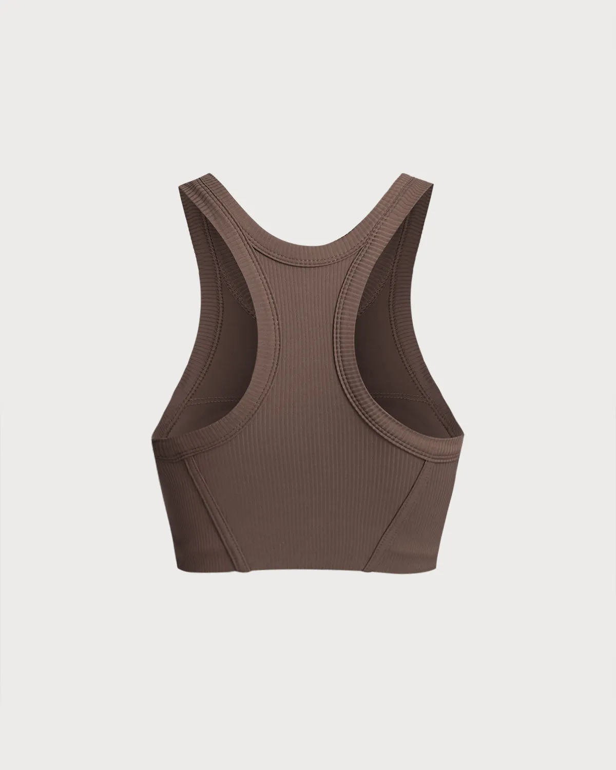 Brown I-back Yoga Tank Top sold by rihoas product image thumbnail 3