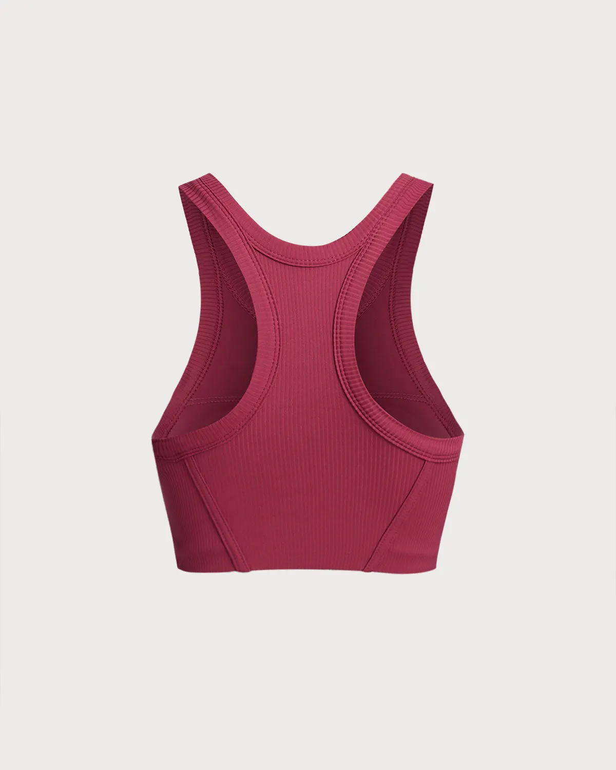 Red I-back Yoga Tank Top sold by rihoas product image thumbnail 3