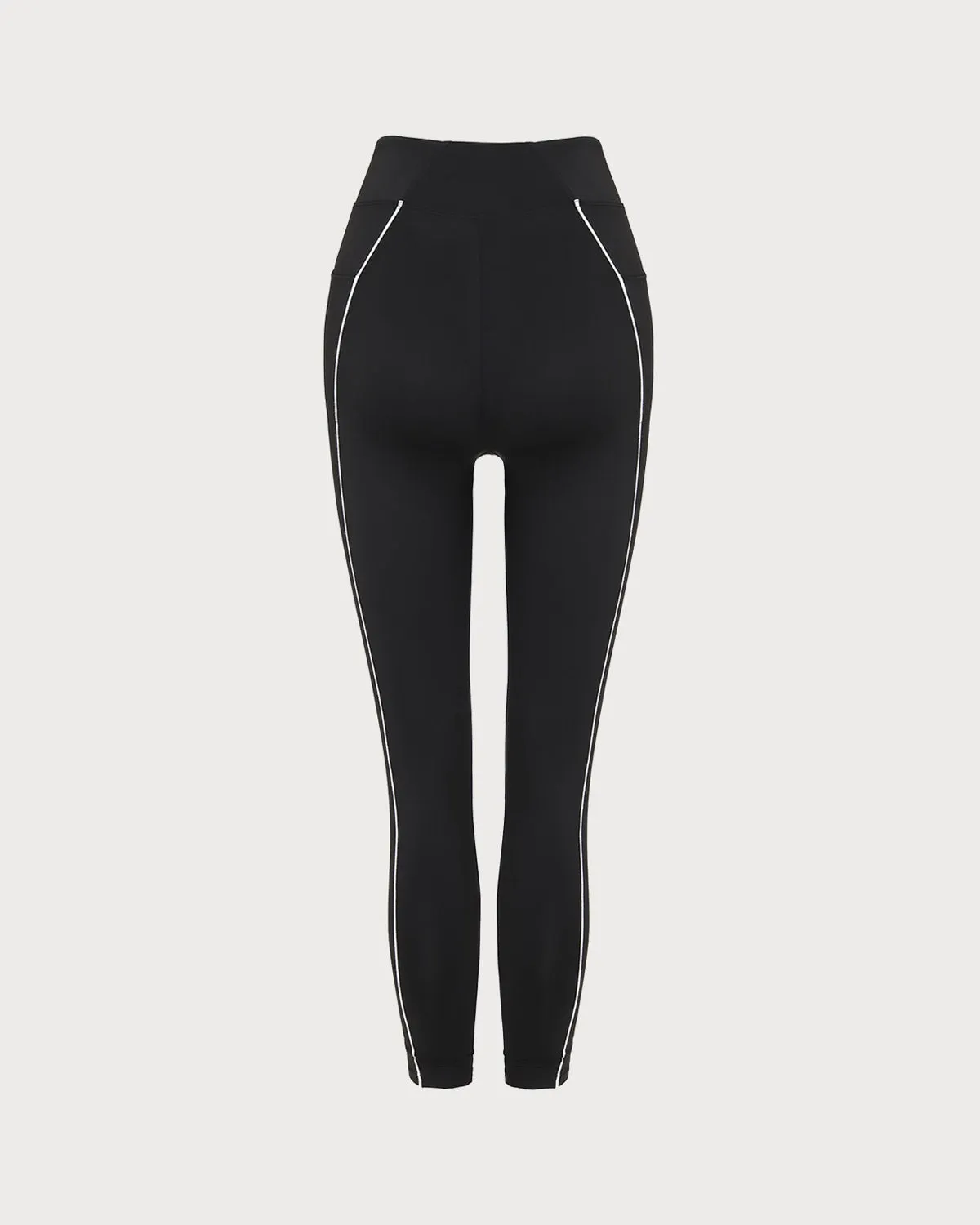 Black High Waisted Yoga Leggings sold by rihoas product image thumbnail 3
